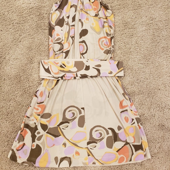 Sinequanon EUC cream floral summer dress small - Picture 6 of 10